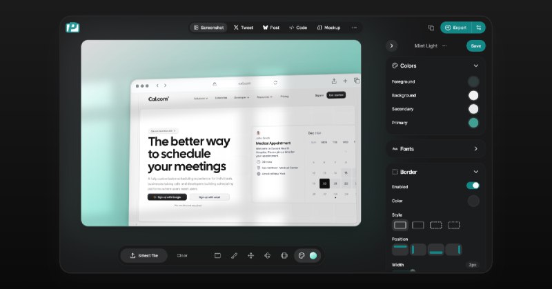 PostSpark - Screenshot Editor